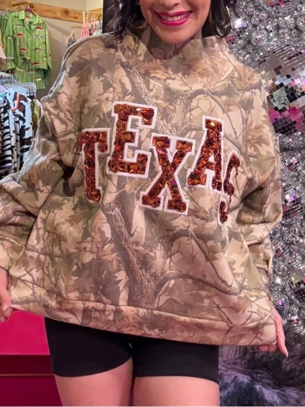 Texas Camo Pullover Sweatshirt - Tan Camo